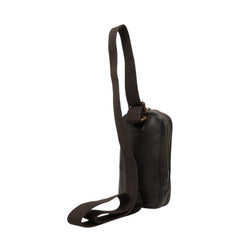 ルイ ヴィトン ユタ スィウ ボディバッグ ウエストバッグ M92535 ダークブラウン レザー レディース LOUIS VUITTON 中古