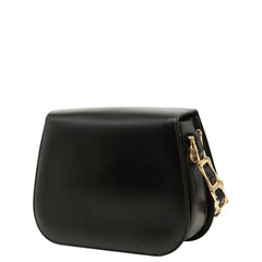 ヴェルサーチェ メデューサ ショルダーバッグ ブラック レザー レディース VERSACE 中古