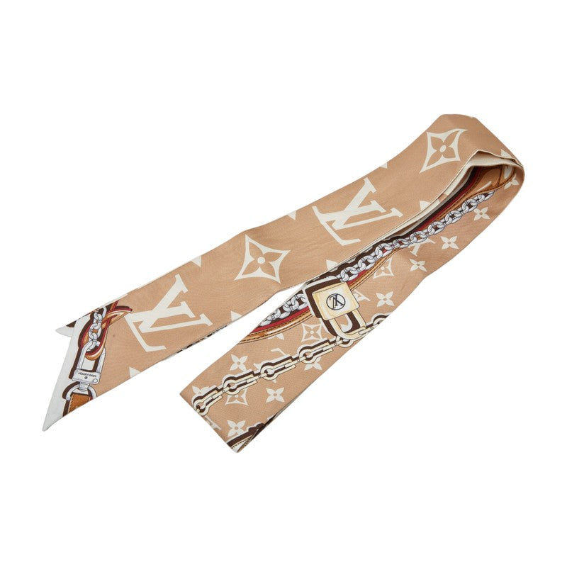 ルイ ヴィトン バンドーBB アルティメット スカーフ M79588 ベージュ マルチカラー シルク レディース LOUIS VUITTON 中古