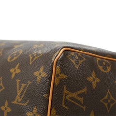 ルイ ヴィトン モノグラム スピーディ30 ハンドバッグ 手提げバッグ M41526 ブラウン PVC レザー レディース LOUIS VUITTON 中古