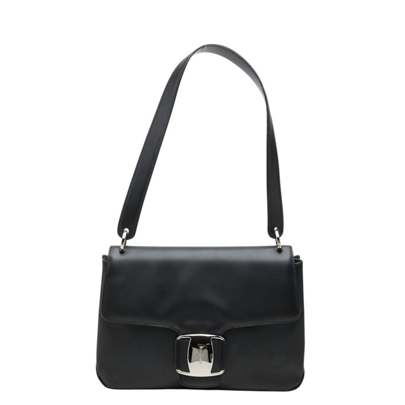 サルヴァトーレフェラガモ ショルダーバッグ ワンショルダー BZ-21 7171 ブラック レザー レディース Salvatore Ferragamo 中古