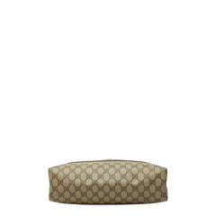 グッチ オールドグッチ GGプラス シェリーライン ショルダーバッグ トートバッグ 89 02 003 ベージュ PVC レディース GUCCI 中古