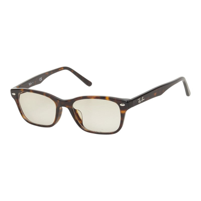 レイバン スクエア型 サングラス アイウェア 度入り RB5345-D ダークハバナ ブラウン プラスチック レディース Ray-Ban 中古