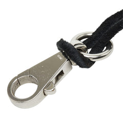 エルメス ネックストラップ ブラック レザー メタル レディース HERMES 中古