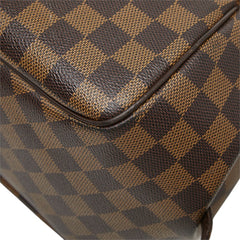 ルイ ヴィトン ダミエ ベレムMM トートバッグ ショルダーバッグ N51174 エベヌ ブラウン PVC レザー レディース LOUIS VUITTON 中古