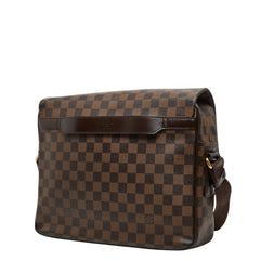 ルイ ヴィトン ダミエ シェルトンMM 斜め掛け ショルダーバッグ N41149 ブラウン PVC レザー レディース LOUIS VUITTON 中古