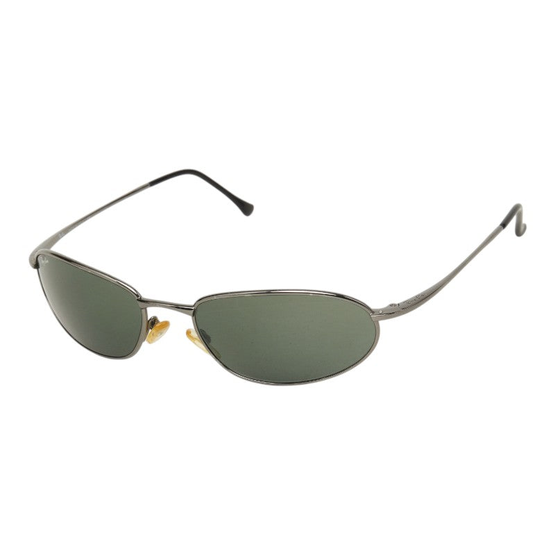 レイバン TITANIO サングラス アイウェア オーバル型 RB8013 クローム ブラック メタル メンズ Ray-Ban 中古
