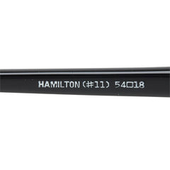 レイバン Hamilton♯11 トラディショナル ハミルトン サングラス アイウェア ボストン型 ブラック プラスチック メンズ Ray-Ban 中古