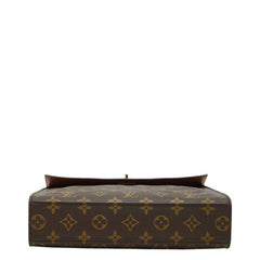 ルイ ヴィトン モノグラム マルゼルブ ハンドバッグ M51379 ブラウン PVC レザー レディース LOUIS VUITTON 中古