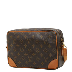 ルイ ヴィトン モノグラム トロカデロ27 斜め掛け ショルダーバッグ M51274 ブラウン PVC レザー レディース LOUIS VUITTON 中古
