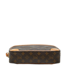 ルイ ヴィトン モノグラム トロカデロ27 斜め掛け ショルダーバッグ M51274 ブラウン PVC レザー レディース LOUIS VUITTON 中古