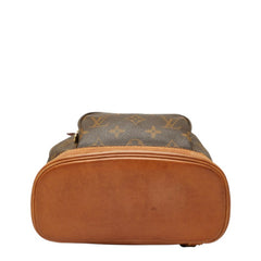 ルイ ヴィトン モノグラム ミニ モンスリ リュック バックパック M51137 ブラウン PVC レザー レディース LOUIS VUITTON 中古