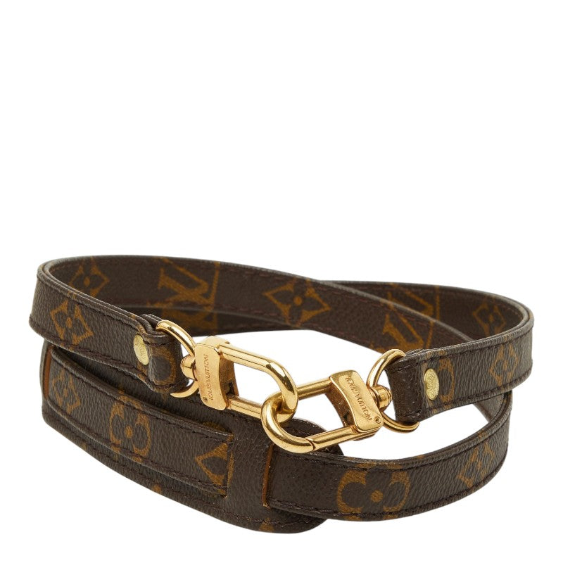 ルイ ヴィトン モノグラム ショルダーストラップ ブラウン PVC メッキ レディース LOUIS VUITTON 中古