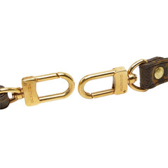 ルイ ヴィトン モノグラム ショルダーストラップ ブラウン PVC メッキ レディース LOUIS VUITTON 中古