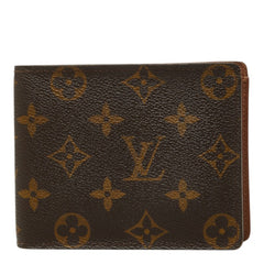 ルイ ヴィトン モノグラム ポルトフォイユ フロリン 二つ折り財布 M60026 ブラウン PVC レザー レディース LOUIS VUITTON 中古
