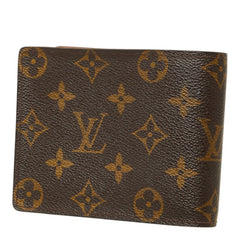 ルイ ヴィトン モノグラム ポルトフォイユ フロリン 二つ折り財布 M60026 ブラウン PVC レザー レディース LOUIS VUITTON 中古