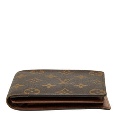 ルイ ヴィトン モノグラム ポルトフォイユ フロリン 二つ折り財布 M60026 ブラウン PVC レザー レディース LOUIS VUITTON 中古