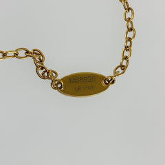 ルイ ヴィトン コリエ ハート フォーリンラブ ネックレス チェーンのみ ゴールド メタル レディース LOUIS VUITTON 中古