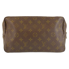 ルイ ヴィトン モノグラム トゥルーストワレット ポーチ セカンドバッグ M47522 ブラウン PVC レディース LOUIS VUITTON 中古