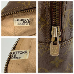 ルイ ヴィトン モノグラム トゥルーストワレット ポーチ セカンドバッグ M47522 ブラウン PVC レディース LOUIS VUITTON 中古