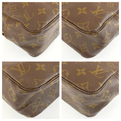 ルイ ヴィトン モノグラム トゥルーストワレット ポーチ セカンドバッグ M47522 ブラウン PVC レディース LOUIS VUITTON 中古