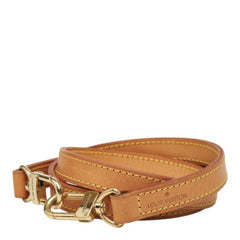 ルイ ヴィトン ショルダーストラップ ブラウン ゴールド ヌメ革 メッキ レディース LOUIS VUITTON 中古