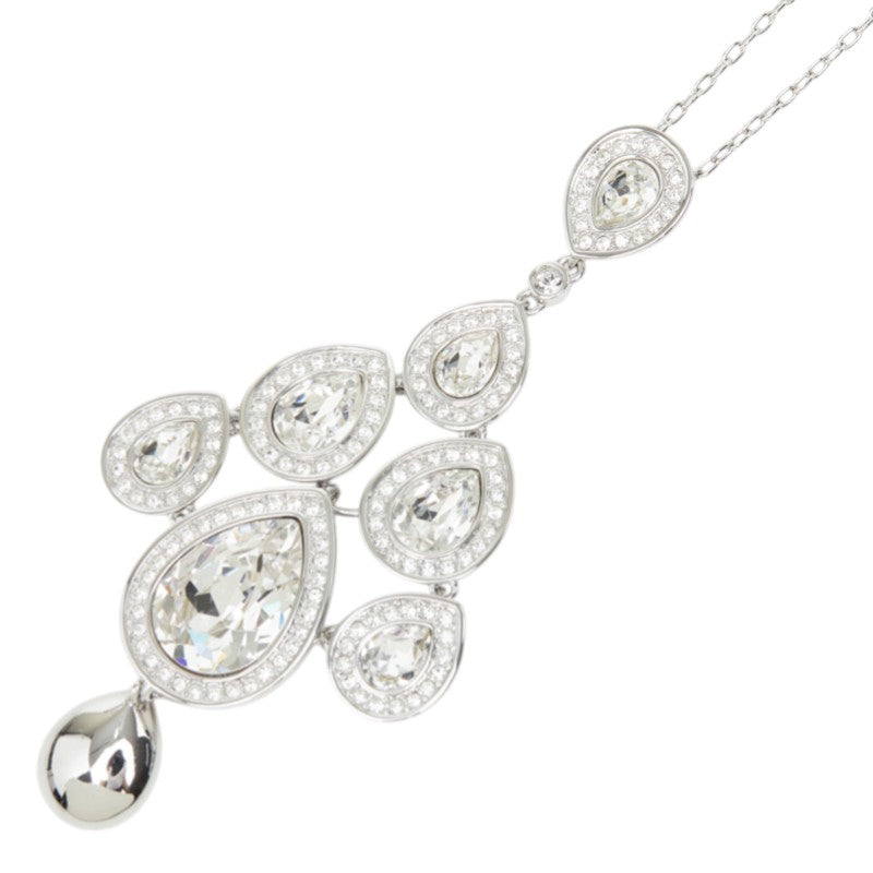 スワロフスキー Sensation センセーション チェーン ネックレス ペンダント シルバー メタル ラインストーン レディース SWAROVSKI 中古