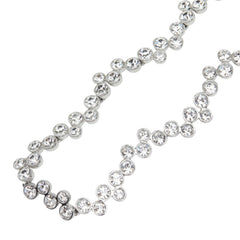 スワロフスキー Fidelity フィデリティ ネックレス コスチュームジュエリー シルバー ラインストーン メタル レディース SWAROVSKI 中古