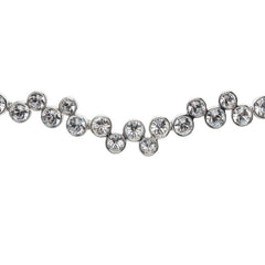 スワロフスキー Fidelity フィデリティ ネックレス コスチュームジュエリー シルバー ラインストーン メタル レディース SWAROVSKI 中古