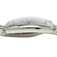 フランクミュラー トノウ カーベックス 腕時計 1752QZ クオーツ レッド文字盤 ステンレススチール レディース FRANCK MULLER 中古