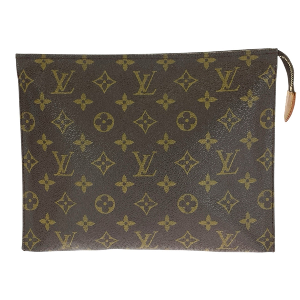 ルイ ヴィトン モノグラム ポッシュ トワレット26 クラッチバッグ セカンドバッグ M47542 ブラウン PVC メンズ LOUIS VUITTON 中古