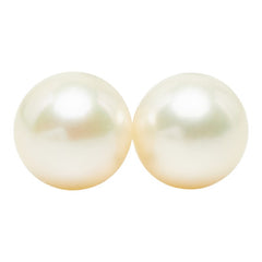 パール K18YG イエローゴールド 淡水パール8.6～8.8mm ピアス レディース 中古