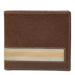 グッチ シェリーライン 二つ折り財布 138073 ブラウン レザー レディース GUCCI 中古