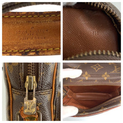 ルイ ヴィトン モノグラム アマゾン ショルダーバッグ ポシェット M45236 ブラウン PVC レザー レディース LOUIS VUITTON 中古