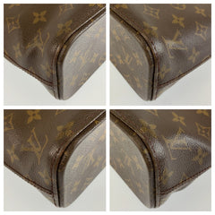 ルイ ヴィトン モノグラム ルコ トートバッグ ショルダーバッグ M51155 ブラウン PVC レザー レディース LOUIS VUITTON 中古