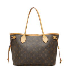ルイ ヴィトン モノグラム ネヴァーフルPM ハンドバッグ トートバッグ M40155 ブラウン PVC レザー レディース LOUIS VUITTON 中古