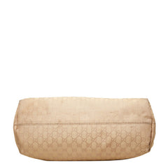 グッチ GGキャンバス トートバッグ 267474 ベージュ ゴールド キャンバス レザー レディース GUCCI 中古
