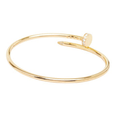 カルティエ ジュストアンクル ブレスレット スモール バングル サイズ15 K18YG イエローゴールド 750 レディース CARTIER 中古