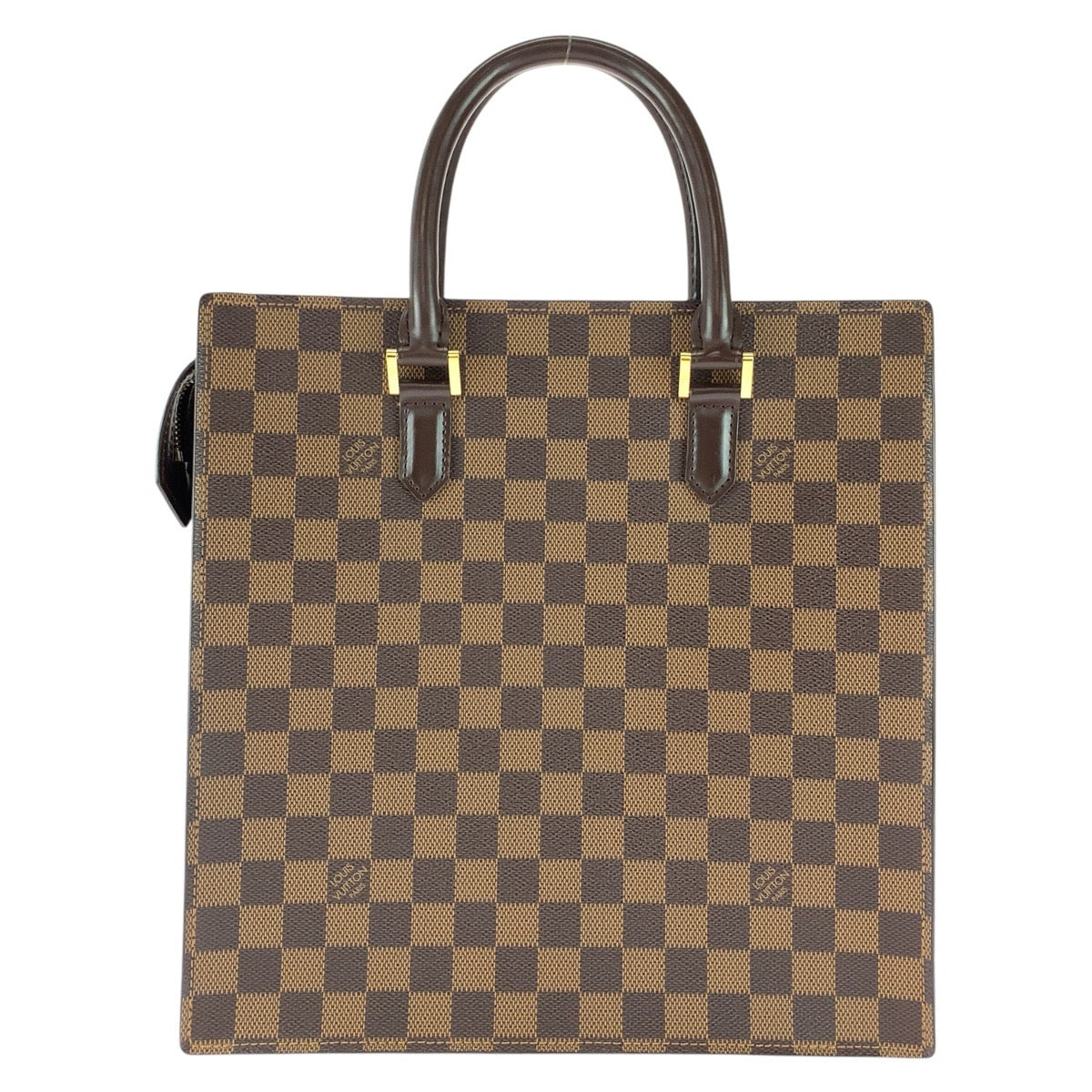 ルイ ヴィトン ダミエ ヴェニスPM トートバッグ ハンドバッグ N51145 ブラウン PVC レザー レディース LOUIS VUITTON 中古