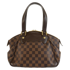 ルイ ヴィトン ダミエ ヴェローナ PM ハンドバッグ トートバッグ ショルダーバッグ N41117 ブラウン PVC レディース LOUIS VUITTON 中古