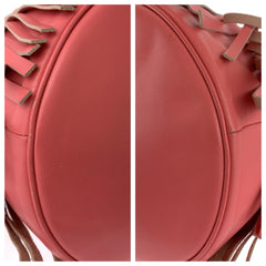 ジェイアンドエムデヴィッドソン カーニバル ショルダーバッグ ハンドバッグ ピンク レザー レディース J&M Davidson 中古
