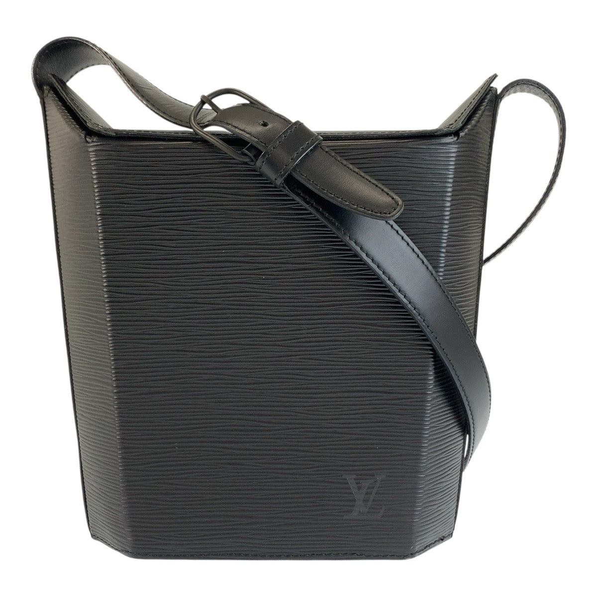 ルイ ヴィトン エピ サック ソウ ショルダーバッグ M80161 ブラック 黒 レザー レディース LOUIS VUITTON 中古
