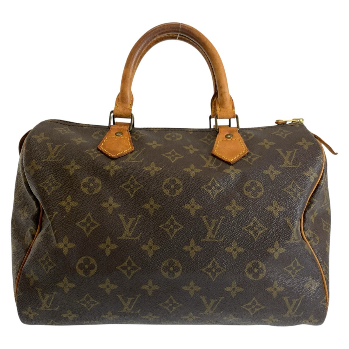 ルイ ヴィトン モノグラム スピーディ30 ハンドバッグ ミニボストンバッグ M41526 ブラウン PVC レディース LOUIS VUITTON 中古