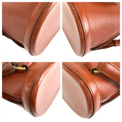 ルイ ヴィトン エピ ゴブラン リュックサック バックパック M52293 ケニアブラウン レザー レディース LOUIS VUITTON 中古