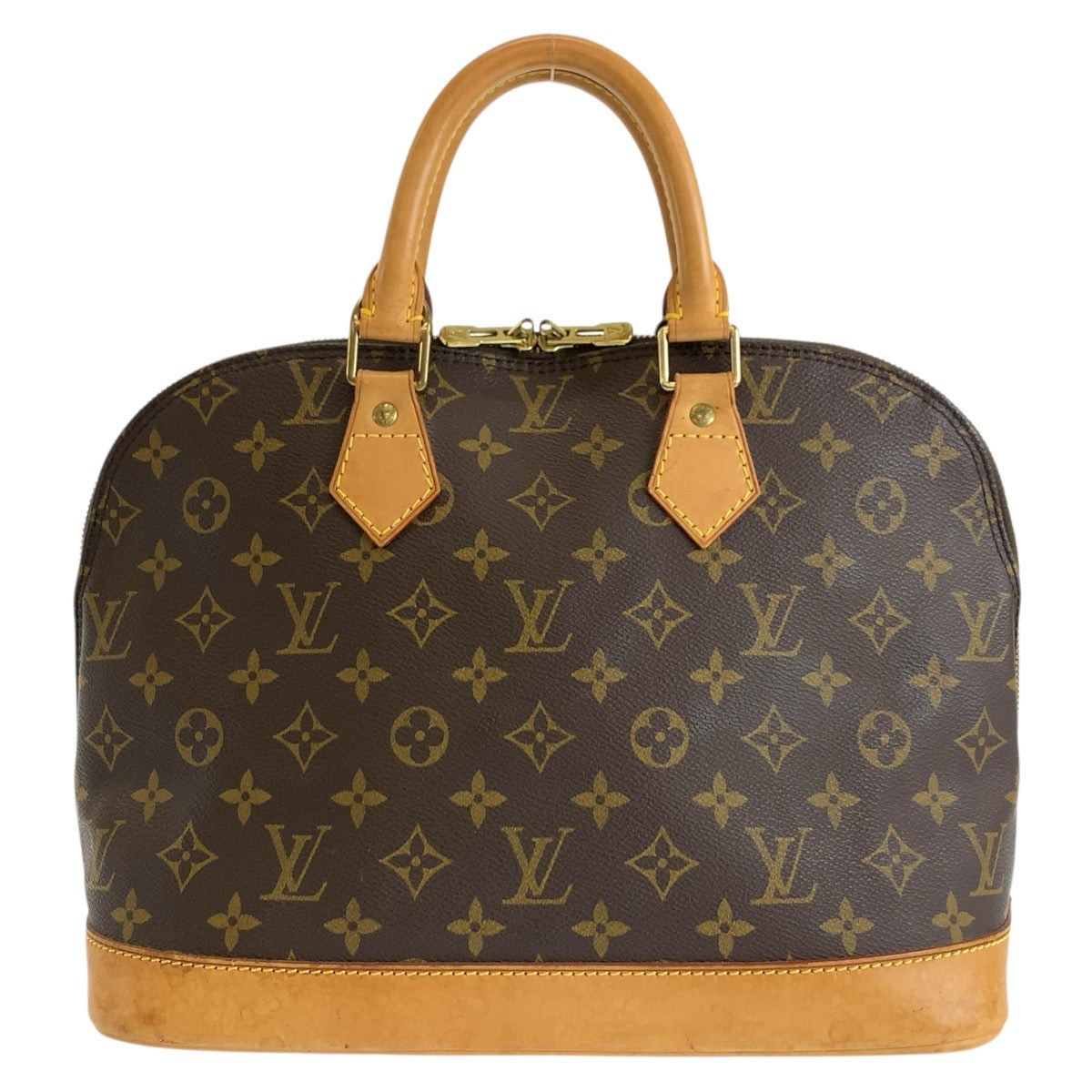ルイ ヴィトン モノグラム アルマ ハンドバッグ M51130 ブラウン PVC レザー レディース LOUIS VUITTON 中古