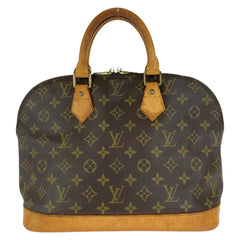 ルイ ヴィトン モノグラム アルマ ハンドバッグ M51130 ブラウン PVC レザー レディース LOUIS VUITTON 中古