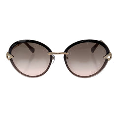 ブルガリ ディーヴァ ドリーム サングラス BV6101-B 2037/3B ブラウン メタル プラスチック レディース BVLGARI 中古