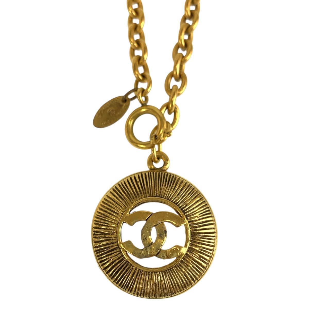 シャネル ココマーク ネックレス ゴールド メッキ レディース CHANEL 中古