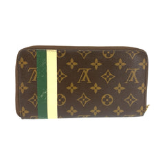 ルイ ヴィトン ジッピーオーガナイザー ベルボーイ 長財布 ロングウォレット M60035 ブラウン PVC レディース LOUIS VUITTON 中古