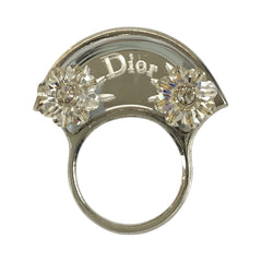 ディオール フラワー リング 指輪 シルバー メタル レディース Dior 中古